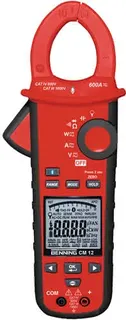 Stromzangenmultimeter CM 12 10 mA-600 A AC/DC CAT IV 600 V BENNING – Bild 2