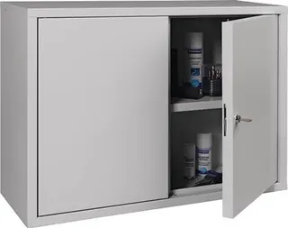 Hängeschrank H600xB800xT300mm Vollblech,1 BD – Bild 2