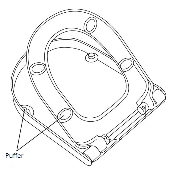 Villeroy & Boch Puffer für WC-Sitz (Omnia Architectura Vita)