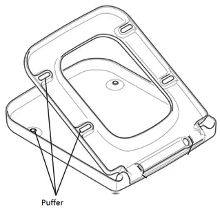 Villeroy & Boch Puffer für WC-Sitz (Architectura, Omnia Architectura)