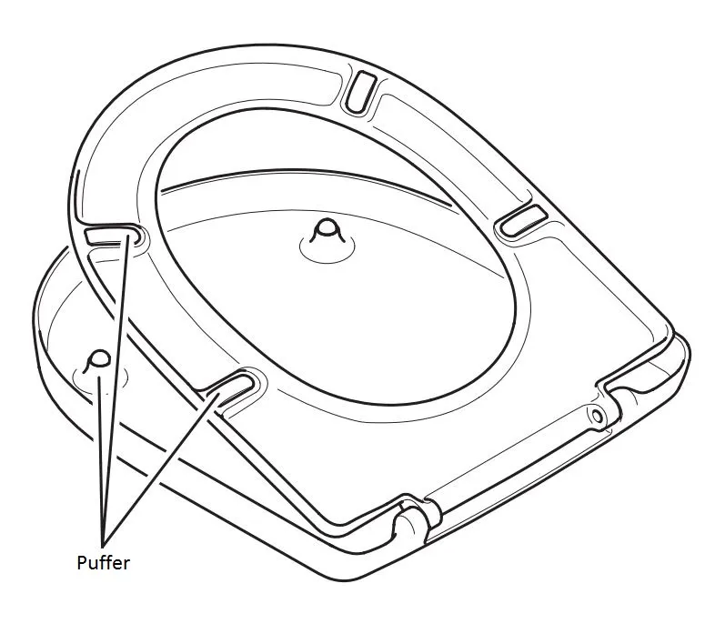 Villeroy & Boch Puffer für WC-Sitz (Architectura, Subway, Subway 2.0)