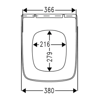 Villeroy & Boch Architectura WC-Sitz, weiß – Bild 2