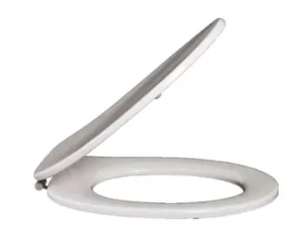 Villeroy & Boch Omnia Classic WC-Sitz mit durchgehender Scharnierwelle, weiß