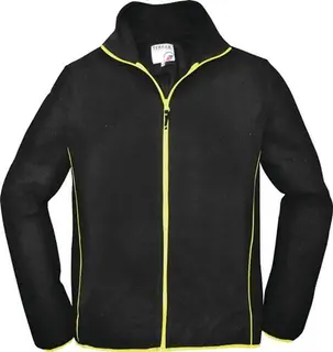Herren Fleecejacke Gr.XL schwarz/limette schwarz/limette