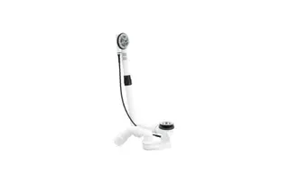 BE ZUB Badewanne Ab- und Überlauf Ab-ÜL-Garn. D. 52 mm 725 mm chrom