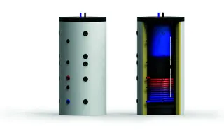 Thermic Puffer-Trinkwasser-Speicher 1000 mit Green Line, PTS-1W, weiss – Bild 2