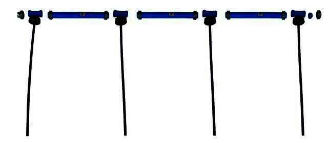SCHÜTZ Set 4x Befüllleitung Niv-O-Quick für BT 1000-2000 Ersatz für NIV-O-MATIC
