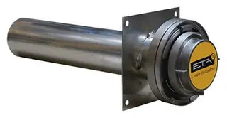 Pelletstutzen+belüftetem Deckel AluDN100 +Flanschplatte,Storz-Kuppl. A/110 (1st.)
