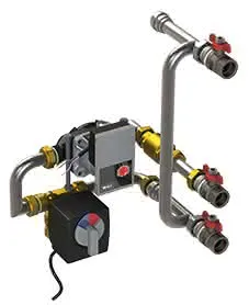 Mischkreis z.Einbau in PU 7-15 b.Puffer- betrieb zus.Heizkr.muss.extern aufgebaut
