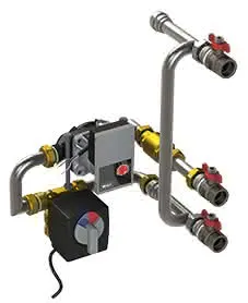 Mischkreis z.Einbau in PU 7-15 b.Puffer- betrieb zus.Heizkr.muss.extern aufgebaut