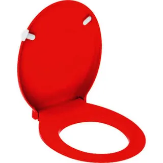 Geberit Renova Comfort WC-Sitz, barrierefrei Bef. von oben, karminrot – Bild 2