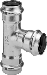 Viega T-Stück mit SC Prestabo 1118 in 28mm Stahl verzinkt – Bild 2