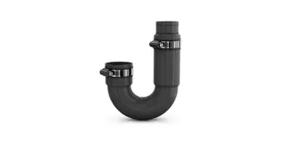 CR Flexibl. Siphon 32 od. 38mm Anschluss Farbe: Grau