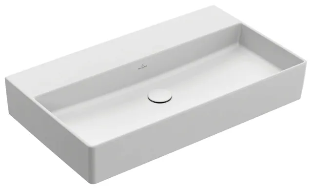 Villeroy & Boch Waschbecken Memento 2.0 800x470mm Rechteck o. ÜL. Stone White CeramicPlus