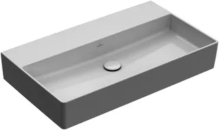 Villeroy & Boch Waschtisch Memento 2.0 800x470mm re-eckig o. ÜL. Unterseite geschl. Graphite cplus