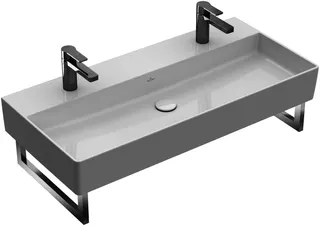 Villeroy & Boch Waschbecken Memento 2.0 1000x470mm re-eckig 2HL. m. ÜL. Weiß Alpin cplus