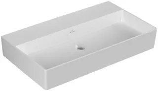 Villeroy & Boch Waschtisch Memento 2.0 800x470mm re-eckig o. ÜL. Unterseite geschl. Stone White cplus