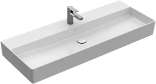Villeroy & Boch Waschtisch Memento 2.0 1200x470mm re-eckig 1HL. m. ÜL Unterseite geschl Graphite c+