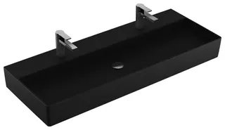 Villeroy & Boch Waschbecken Memento 2.0 1200x470mm re-eckig 2HL. o. ÜL. Graphite cplus