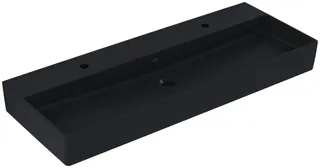 Villeroy & Boch Waschbecken Memento 2.0 1200x470mm re-eckig 2HL. o. ÜL. Graphite cplus – Bild 2
