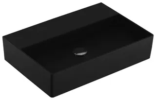 Villeroy & Boch Waschbecken Memento 2.0 600x420mm Rechteck o. ÜL. Graphite CeramicPlus