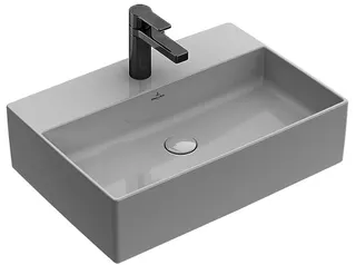 Villeroy & Boch Aufsatzwaschbecken Memento 2.0 498x 420mm Rechteck 1HL. m. ÜL. Weiß Alpin