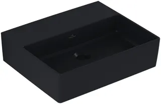 Villeroy & Boch Waschtisch Memento 2.0 500x420mm re-eckig o. ÜL. Unterseite geschl. Graphite cplus – Bild 3