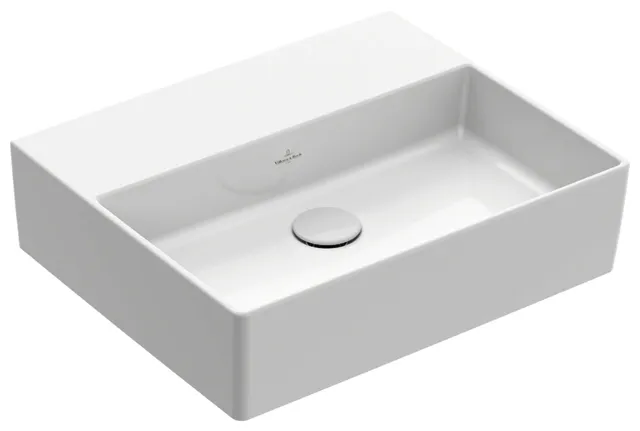 Villeroy & Boch Waschtisch Memento 2.0 500x420mm re-eckig o. ÜL. Unterseite geschl. we Alpin cplus