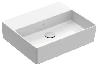 Villeroy & Boch Waschtisch Memento 2.0 500x420mm re-eckig o. ÜL. Unterseite geschl. we Alpin cplus