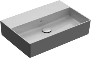 Villeroy & Boch Waschtisch Memento 2.0 500x420mm re-eckig o. ÜL. Unterseite geschl. Stone White cplus