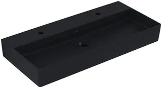 Villeroy & Boch Waschbecken Memento 2.0 1000x470mm re-eckig 2HL. o. ÜL. Graphite cplus – Bild 2