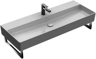 Villeroy & Boch Waschbecken Memento 2.0 1200x470mm re-eckig 1HL. o. ÜL. Graphite cplus