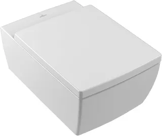 Villeroy & Boch T-WC Memento 2.0 375x560x345mm re-eckig wandh Abg. waagr DF Graphite c+