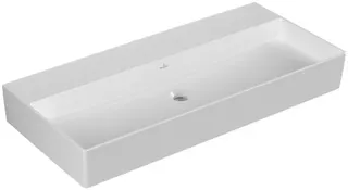 Villeroy & Boch Waschtisch Memento 2.0 1000x470mm re-eckig o. ÜL. Unterseite geschl. Stone White cplus – Bild 3