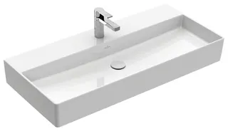 Villeroy & Boch Waschbecken Memento 2.0 1000x470mm Rechteck 1HL. ohne Überlauf Weiß Alpin – Bild 2