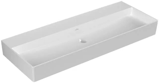 Villeroy & Boch Waschbecken Memento 2.0 1200x470mm Rechteck ohne Überlauf Weiß Alpin