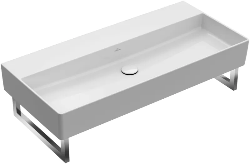 Villeroy & Boch Waschbecken Memento 2.0 1000x470mm Rechteck ohne Überlauf Weiß Alpin