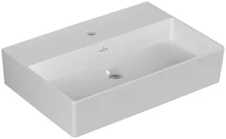 Villeroy & Boch Waschtisch Memento 2.0 600x420mm re-eckig 1HL. o. ÜL. Unterseite geschl. we Alpin – Bild 2