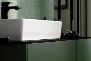 Villeroy & Boch Waschtisch Memento 2.0 600x420mm re-eckig 1HL. o. ÜL. Unterseite geschl. we Alpin – Bild 3
