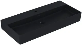 Villeroy & Boch Waschtisch Memento 2.0 1000x470mm re-eckig 1HL. o. ÜL Unterseite geschl Graphite c+