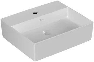 Villeroy & Boch Aufsatzwaschbecken Memento 2.0 498x 420mm Rechteck 1HL. o. ÜL. Weiß Alpin – Bild 2