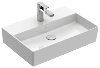 Villeroy & Boch Waschbecken Memento 2.0 600x420mm Rechteck 1HL. ohne Überlauf Weiß Alpin – Bild 2