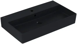 Villeroy & Boch Waschbecken Memento 2.0 800x470mm re-eckig 1HL. m. ÜL. Graphite cplus – Bild 3