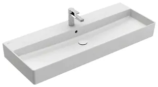 Villeroy & Boch Waschbecken Memento 2.0 1200x470mm re-eckig 1HL. m. ÜL. Stone White cplus – Bild 2