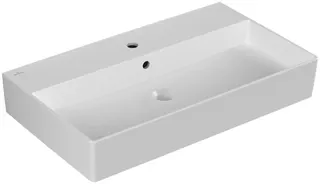 Villeroy & Boch Waschbecken Memento 2.0 800x470mm re-eckig 1HL. m. ÜL. Stone White cplus – Bild 3
