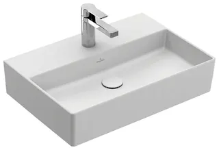Villeroy & Boch Waschbecken Memento 2.0 600x420mm re-eckig 1HL. o. ÜL. Stone White cplus – Bild 2