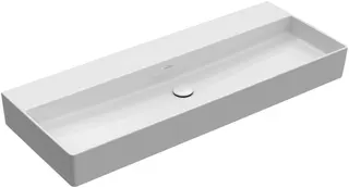 Villeroy & Boch Waschtisch Memento 2.0 1200x470mm re-eckig o. ÜL. Unterseite geschliffen Weiß Alpin