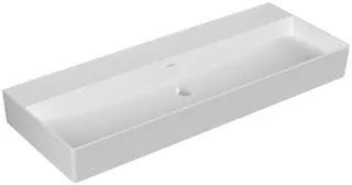 Villeroy & Boch Waschtisch Memento 2.0 1200x470mm re-eckig o. ÜL. Unterseite geschliffen Weiß Alpin – Bild 2