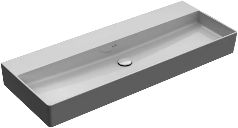 Villeroy & Boch Waschtisch Memento 2.0 1200x470mm re-eckig o. ÜL. Unterseite geschl. Graphite cplus