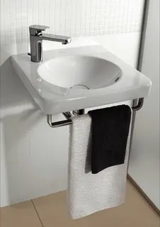 Villeroy & Boch Handtuchhalter 20x399x75mm Edelstahl Hochglanz poliert – Bild 2